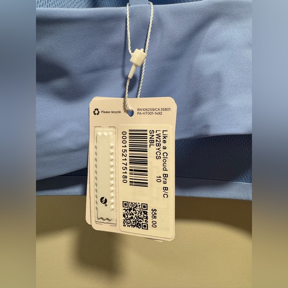 Lululemon Sinatra Blue Like a Cloud Bra B/C - Picture 5 of 11